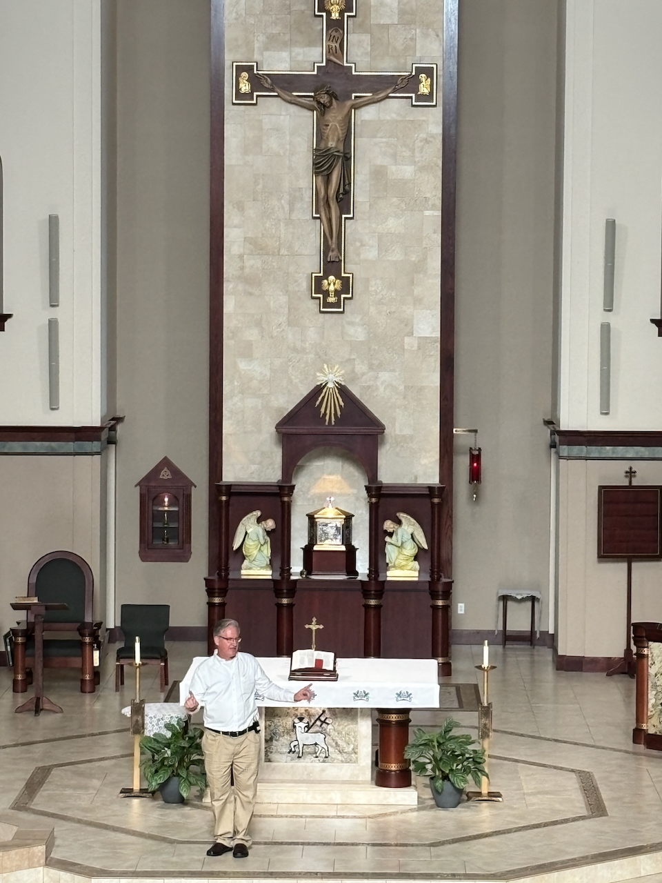 Performing the Gospel of Luke at St. Mark's Catholic Church in Boise on July 31, 2026